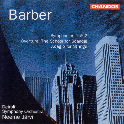 Barber: Symphonies 1 & 2, Etc / Järvi, Detroit So