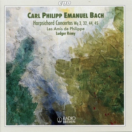 Cpe Bach: Harpsichord Concertos / Rémy, Les Amis De Philippe