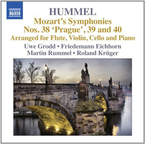 Mozart: Symphonies 38-40 (Arr. by Hummel for Flute, Violin, Cello & Piano)