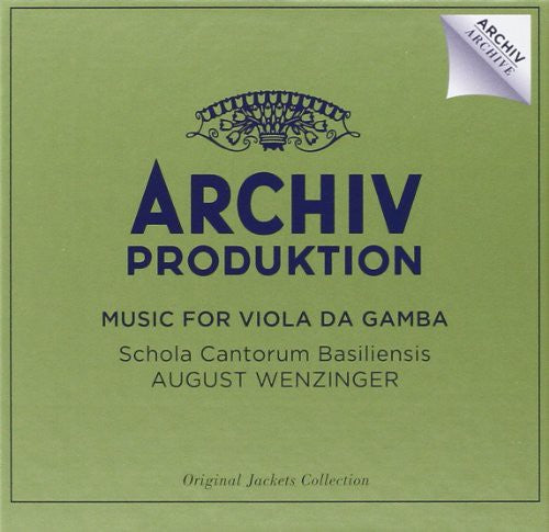 MUSIC FOR VIOLA DA GAMBA