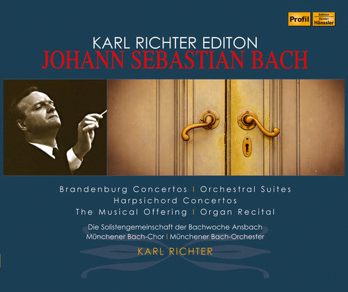 Karl Richter Edition - Bach: Brandenburg Concertos, Orchestral Suites, Concertos, Musical Offering, Organ Recital