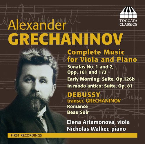 Grechaninov: Complete Music for Viola and Piano / Artamonova, Walker