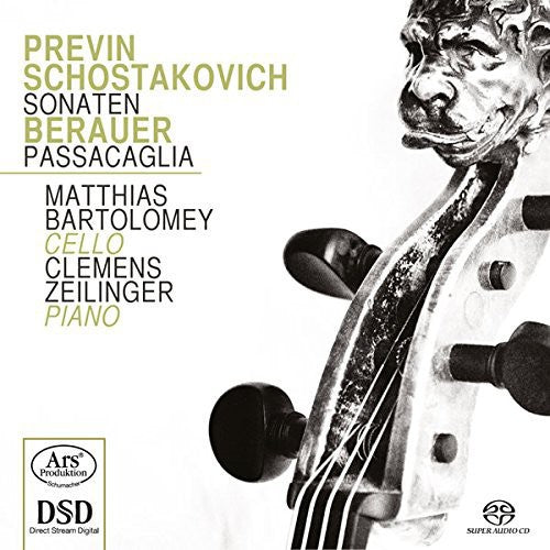 Previn, Shostakovich & Berauer: Works for Cello & Piano