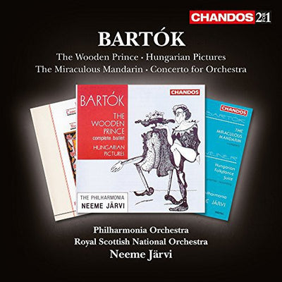 Bartók: Concerto for Orchestra; The Miraculous Mandarin etc. / Järvi, Philharmonia, RSNO
