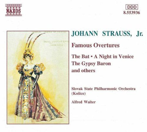 J. Strauss Jr.: Famous Overtures / Walter, Slovak State