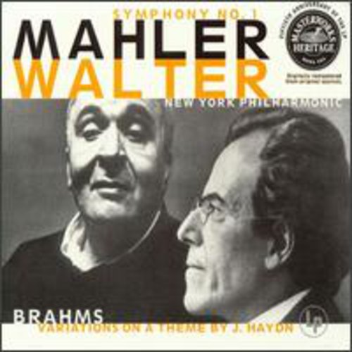 Mahler: Symphony No 1; Brahms: Haydn Variations / Walter