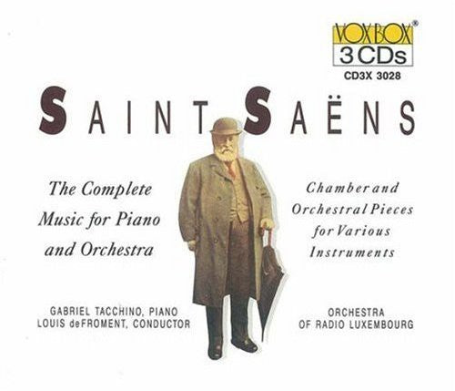 Saint-Saëns: Complete Music for Piano & Orchestra / Tacchino, deFroment, Luxembourg RSO