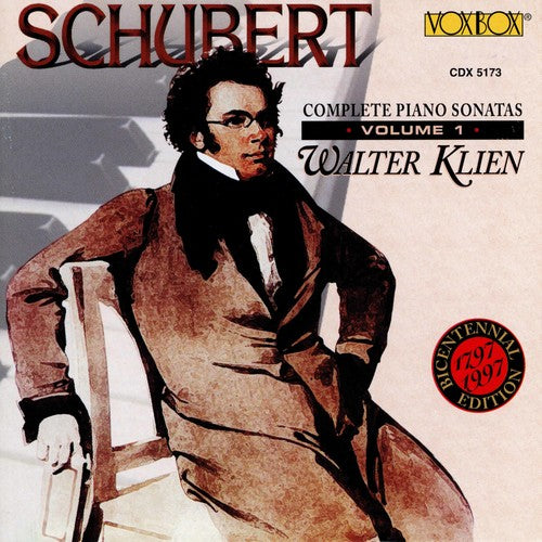 Schubert: Complete Piano Sonatas Vol 1 / Walter Klien