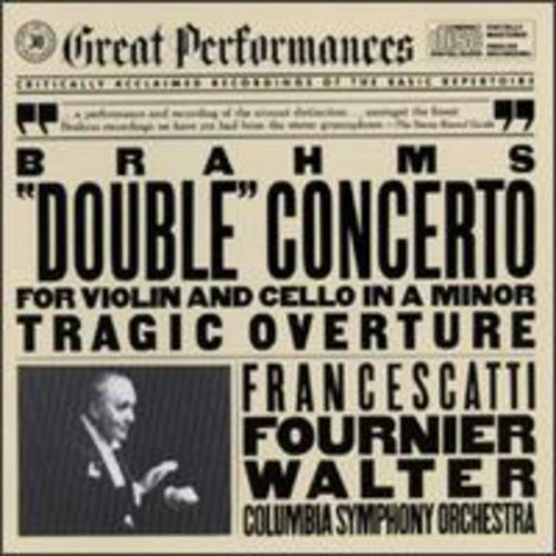 Brahms: Double Concerto / Francescatti, Fournier, Walter