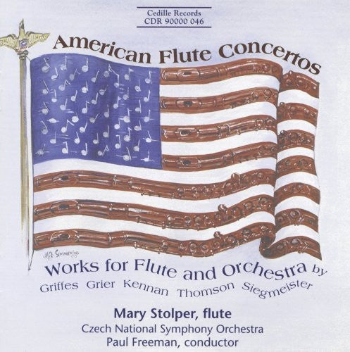 American Flute Concertos / Stolper, Freeman, Czech National Symphony