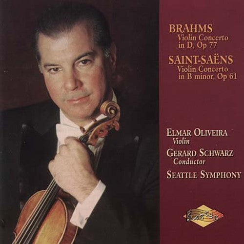 Brahms, Saint-saëns: Violin Concertos / Oliveira, Et Al