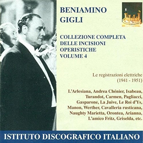 Opera Arias (Tenor): Gigli, Beniamino - CILEA, F. / GIORDANO