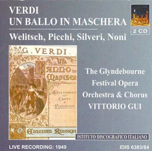 VERDI, G.: Un ballo in maschera [Opera] (1949)