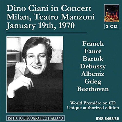 CIANI, Dino: Concert in Teatro Manzoni, Milan (19 January 19