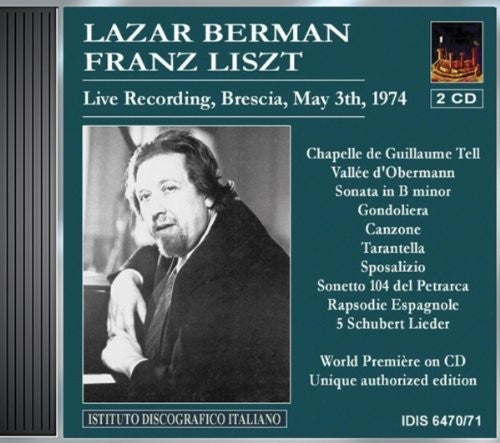 BERMAN, Lazar: Piano Works by Franz Liszt