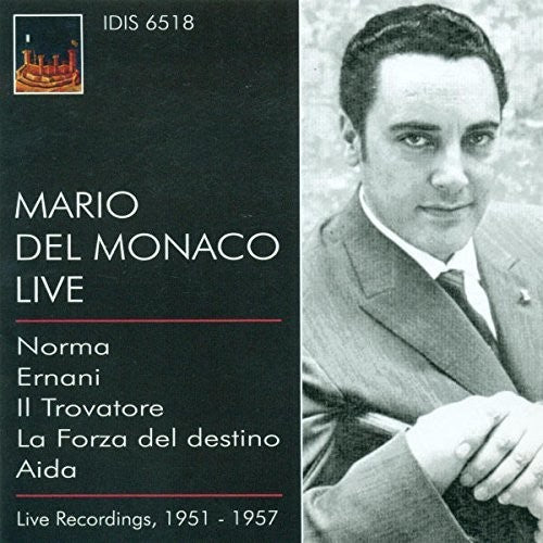 Opera Arias (Tenor): Del Monaco, Mario -  BELLINI, V. / VERD