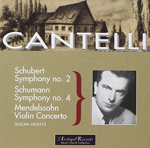 Guido Cantelli conducts live Schumann, Schubert and Mendelss