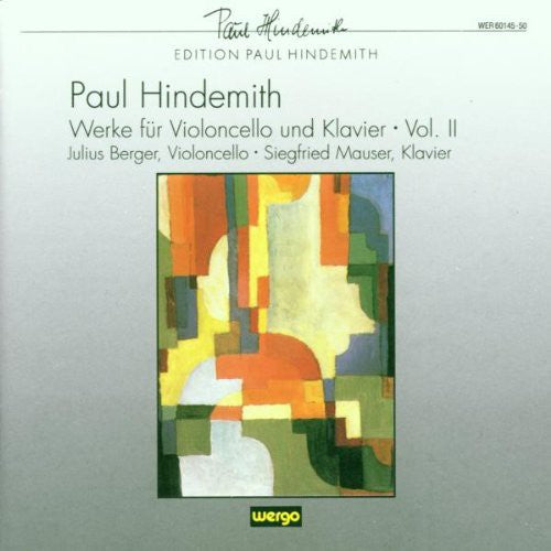 HINDEMITH: Works for Cello and Piano, Vol. 2 - Cello Sonata