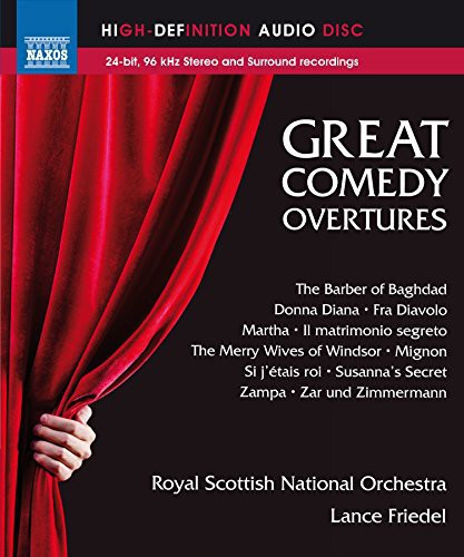 Great Comedy Overtures  / Friedel,   Scottish National Orchestra [blu-ray Audio]