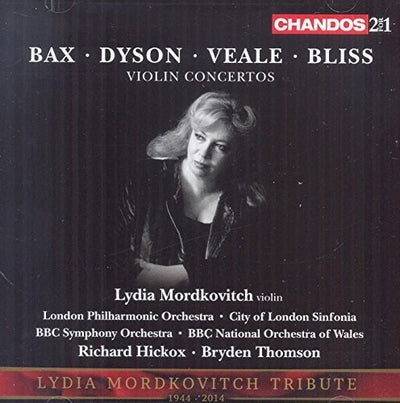 Bax, Dyson, Veale, Bliss: Violin Concertos / Mordkovitch, Hickox, BBCSO, BBCNO Wales