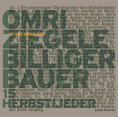 SO VIEL SCHON HIN & 15 HERBSTLIEDER