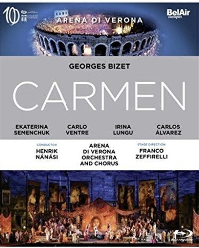 Bizet: Carmen / Nanasi, Arena Di Verona Orchestra And Chorus [blu-ray]