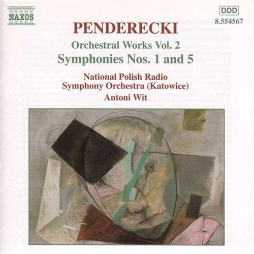 Penderecki: Orchestral Works Vol 2: Symphonies Nos. 1 & 5 / Antoni Wit, Polish Rso