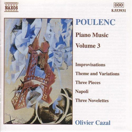 Poulenc: Piano Music Vol 3 - Thème Varié, Etc / Cazal