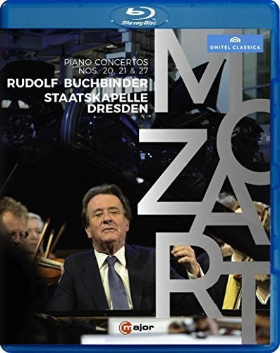 Mozart: Piano Concertos 20, 21 & 27 / Buchbinder, Staatskapelle Dresden [blu-ray]