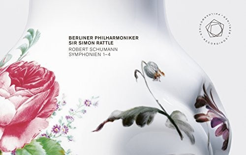 Schumann: Symphonies No 1-4 / Rattle, Berlin PO [2 CDs & 1 Blu-ray Audio]