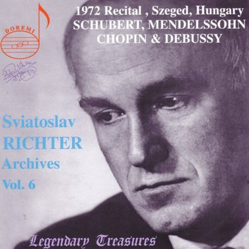 Richter Archives, Vol. 6: 1972 Szeged Recital (Live)