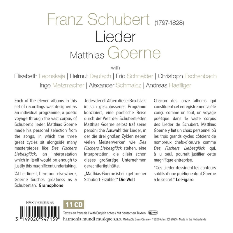 Schubert: Lieder / Matthias Goerne