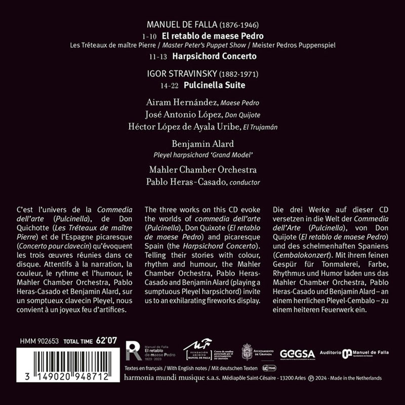 Stravinsky & Falla / Alard, Heras-Casado, Mahler Chamber Orchestra