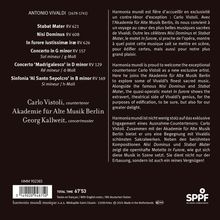 Vivaldi: Sacro Furore / Carlo Vistoli