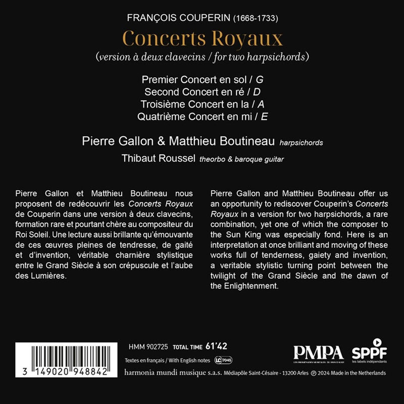 Couperin: Concerts Royaux / Gallon, Boutineau