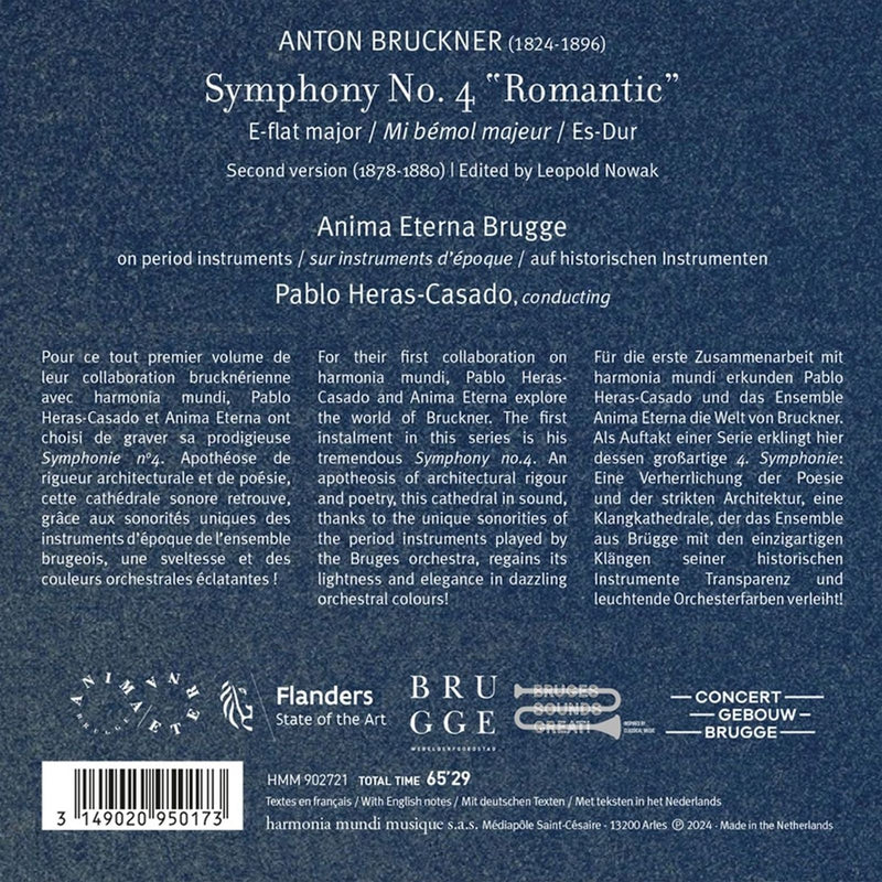 Bruckner: Symphony No. 4 / Heras-Casado, Anima Eterna Brugge