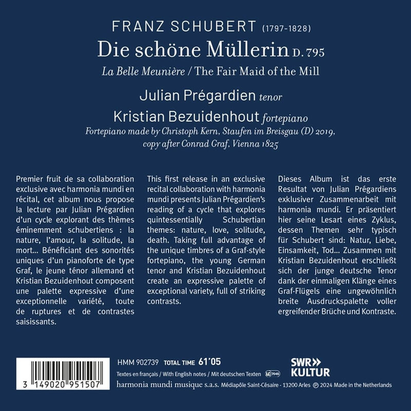 Schubert: Die schöne Müllerin / Prégardien, Bezuidenhout