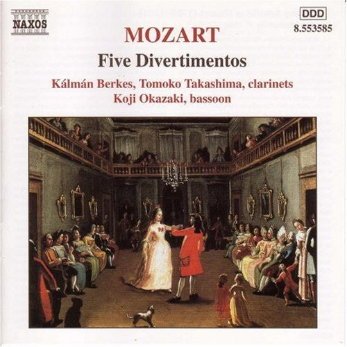 Mozart: Five Divertimentos / Berkes, Takashima, Okazaki