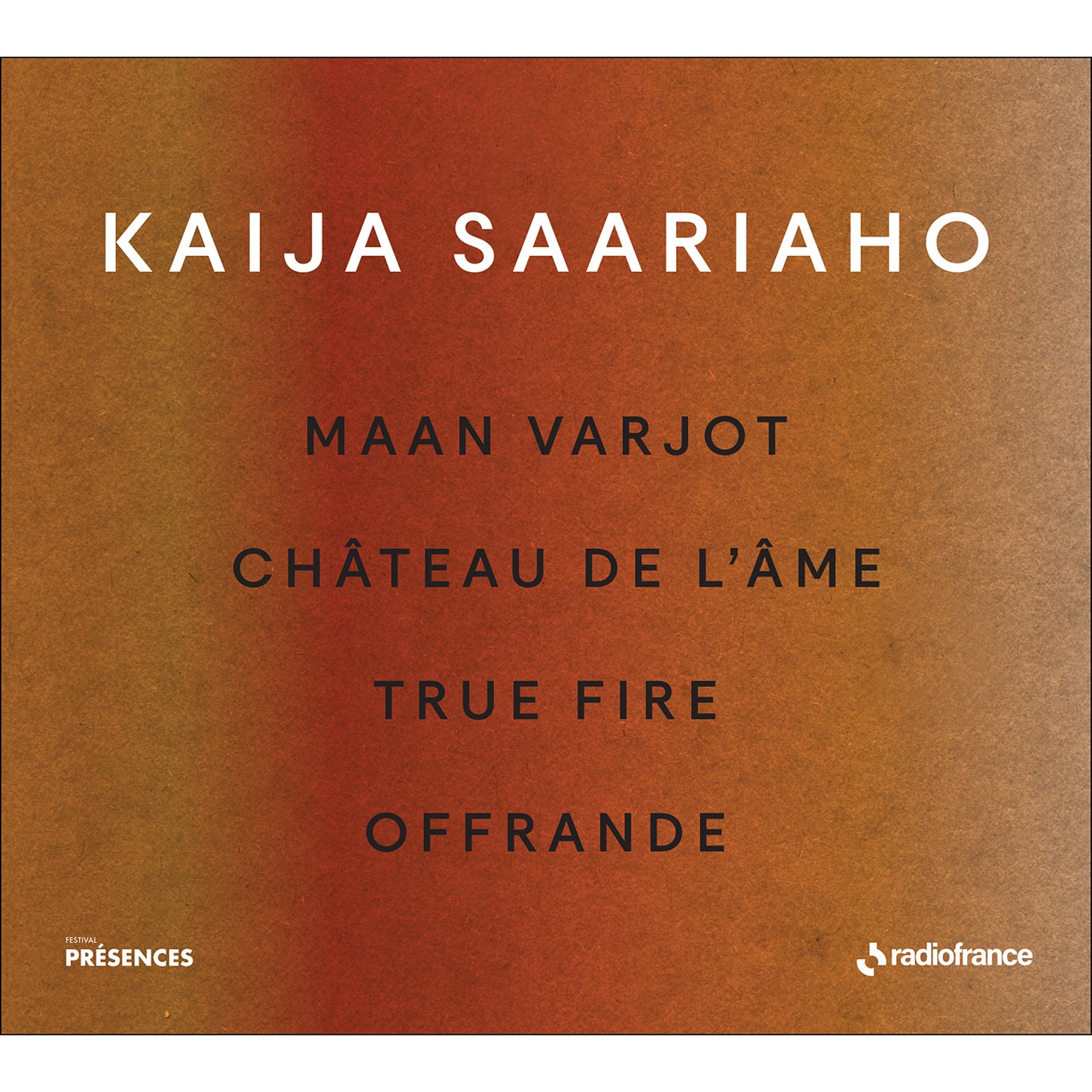 Saariaho: Maan Varjot etc. / Latry, Martinez-Izquierdo, Orchestre Philharmonique de Radio France