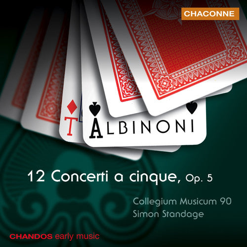 Albinoni: 12 Concerti A Cinque Op 5 / Standage, Collegium Musicum 90
