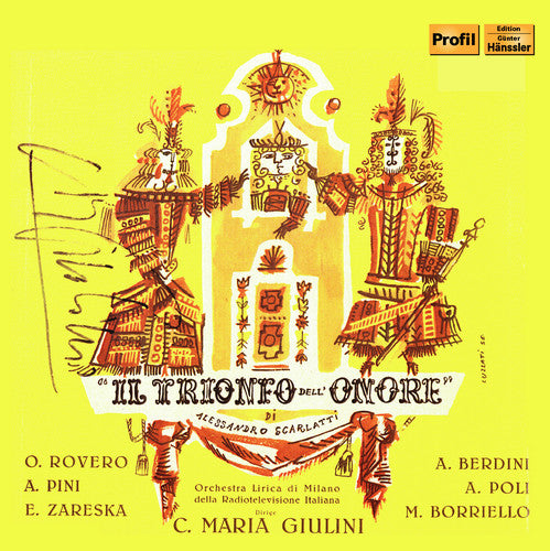 Scarlatti: Il trionfo dell'onore / Rovero, Giulini, RAI National Symphony