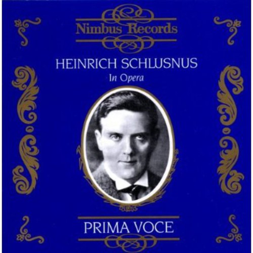 Opera Arias (Baritone): Schlusnus, Heinrich - THOMAS, A. / G