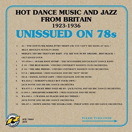 HOT DANCE & JAZZ BRITAIN 1923-