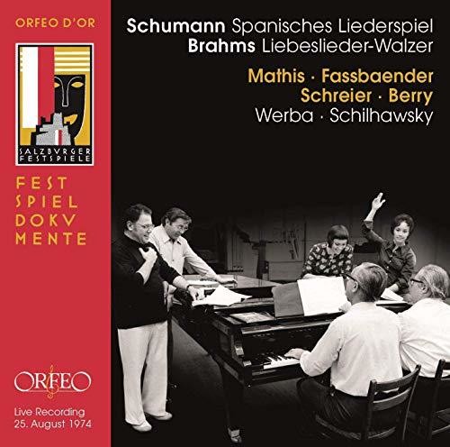 Schumann: Spanisches Liederspiel - Brahms: Liebeslieder-Walzer / Mathis, Schreier, Berry, Werba