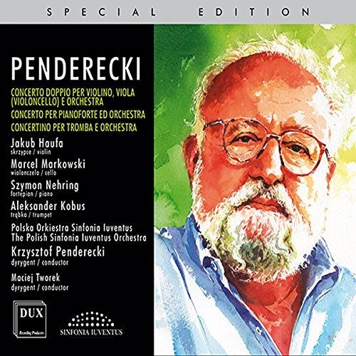 Penderecki: Concertos for Violin, Piano & Trumpet / Tworek, Polish Sinfonia Iuventus Orchestra