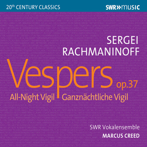 Rachmaninov: All-night Vigil, "Vespers"