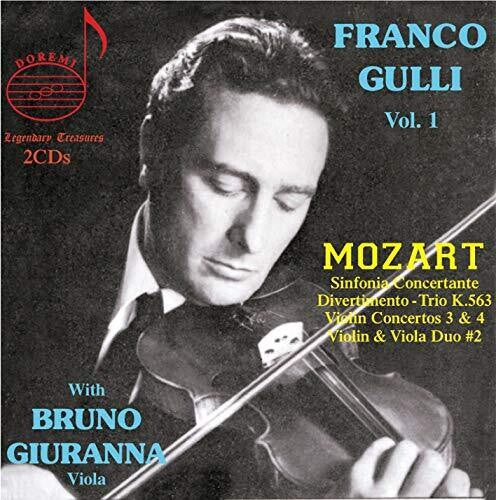 Franco Gulli, Vol.1: Mozart with Bruno Giuranna