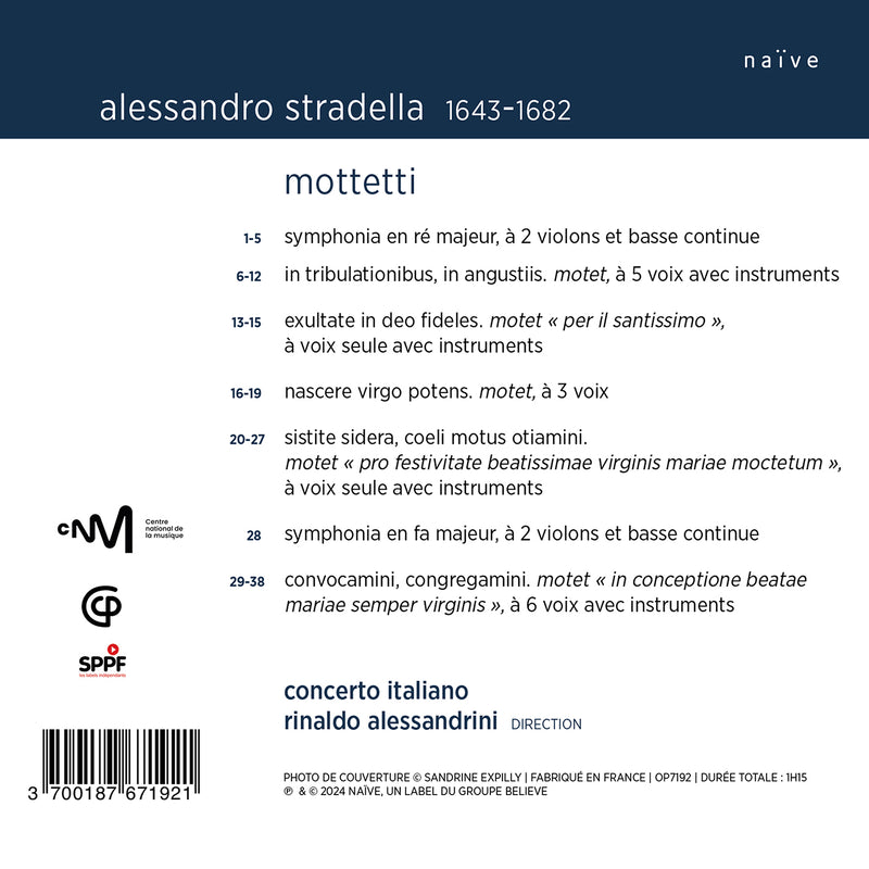 Stradella: Mottetti / Alessandrini, Concerto Italiano