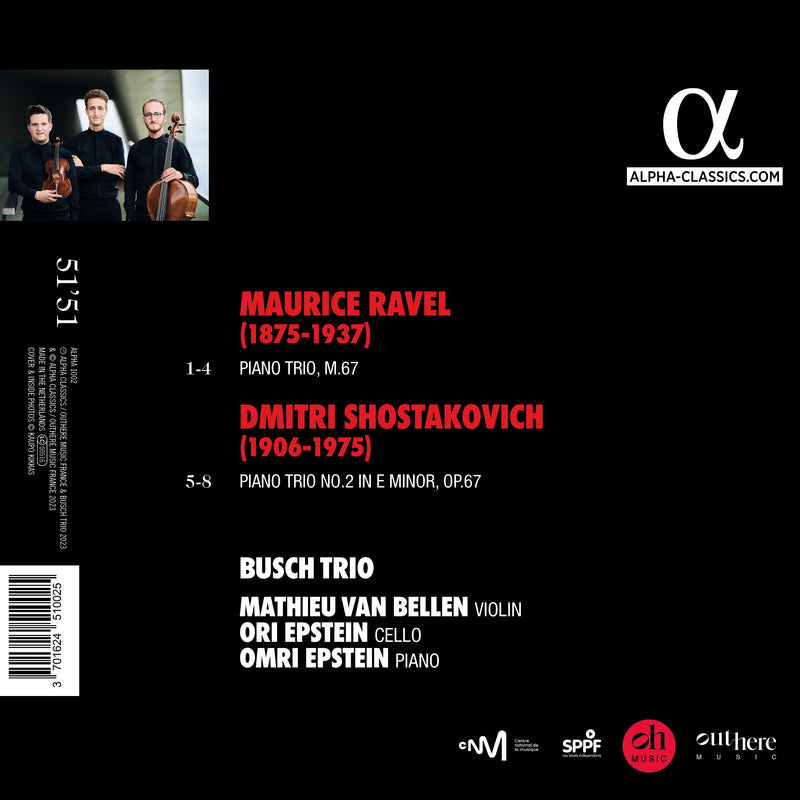 Ravel & Shostakovich: Piano Trios / Busch Trio