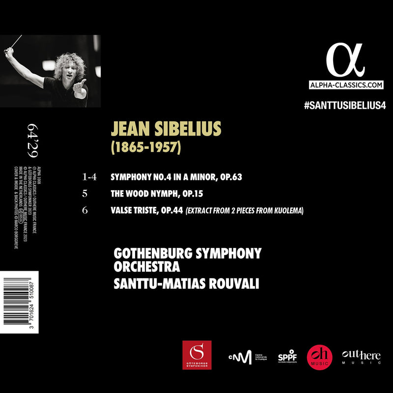 Sibelius: Symphony No. 4; The Wood-Nymph; Valse Triste / Rouvali, Gothenburg SO